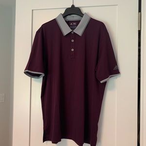 Adidas climacool golf shirt, size M